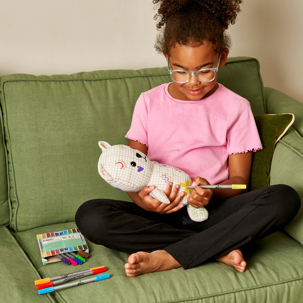 Color In & Doodle Artie Bear - SFMOMA Museum Store