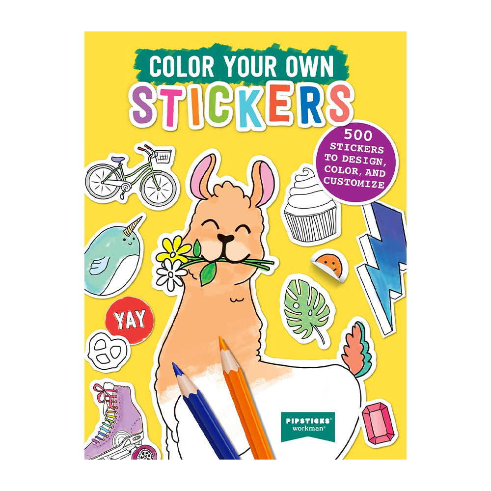 &#39;Color Your Own Stickers&#39; cover.