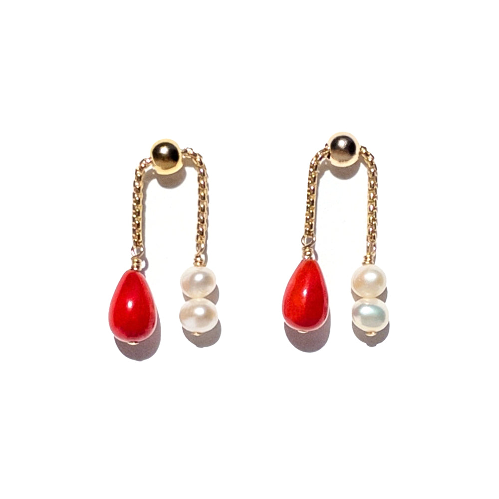 Coral Earrings SFMOMA Museum Store - Main Image