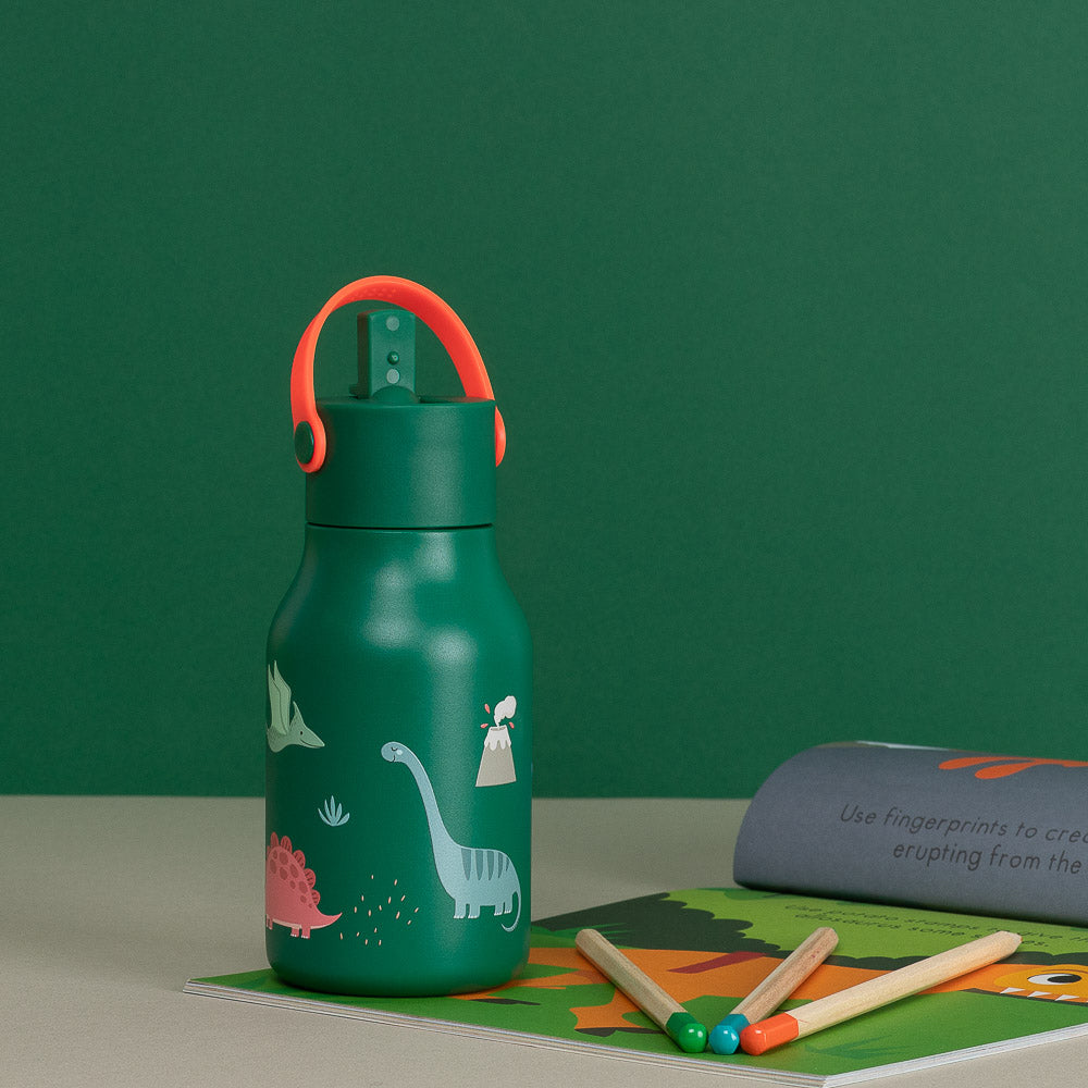 Little Lund Water Bottle: Dino - SFMOMA Museum Store