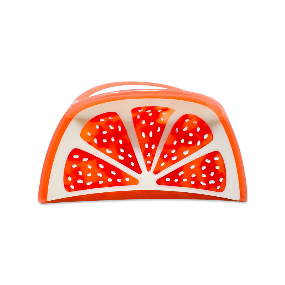 Grapefruit Slice Hair Claw