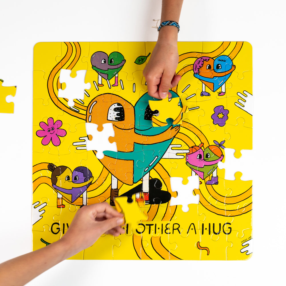 Nolja Hug it Out 64-Piece Jigsaw Puzzle