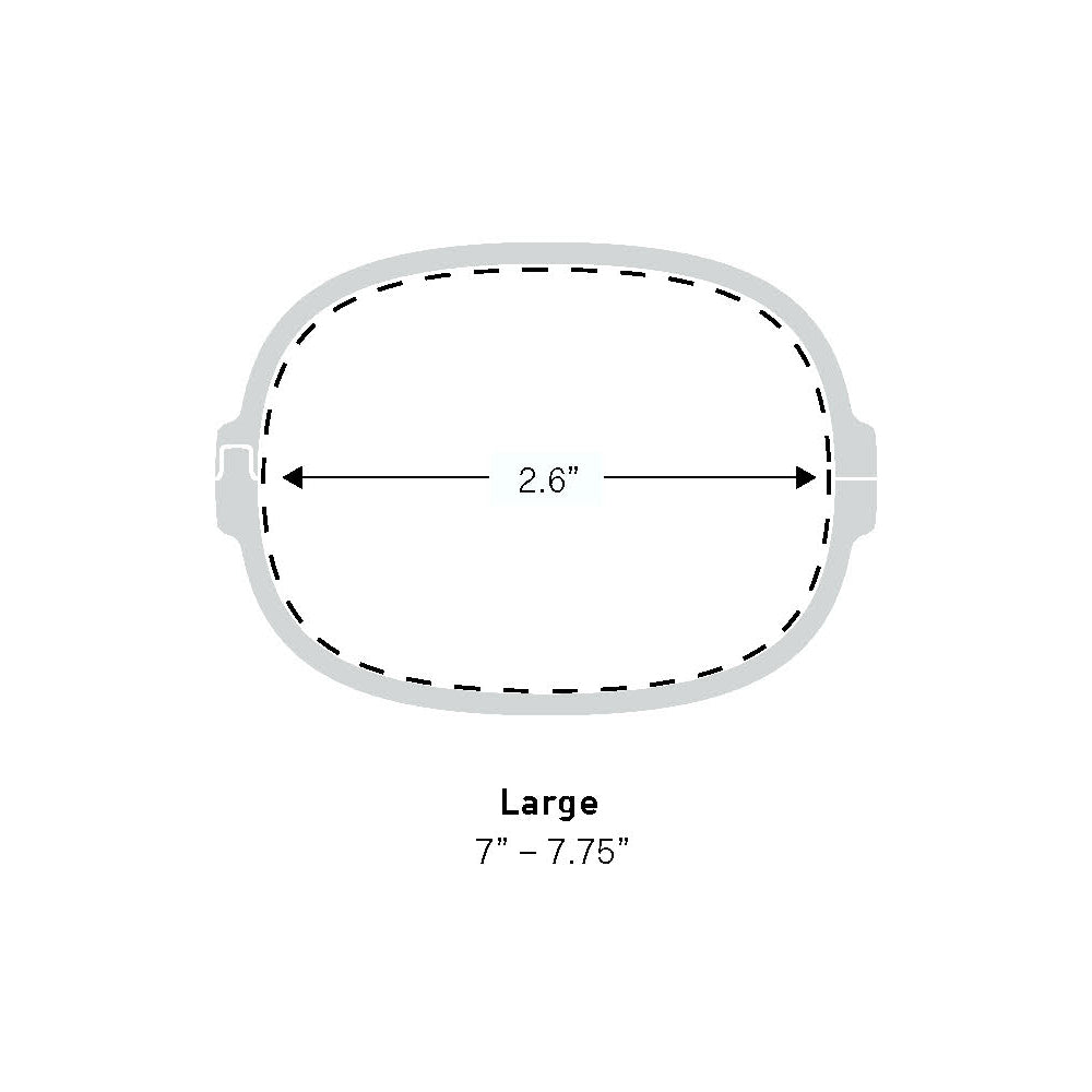 Swing Cuff measurements, 2.6 inches diameter.