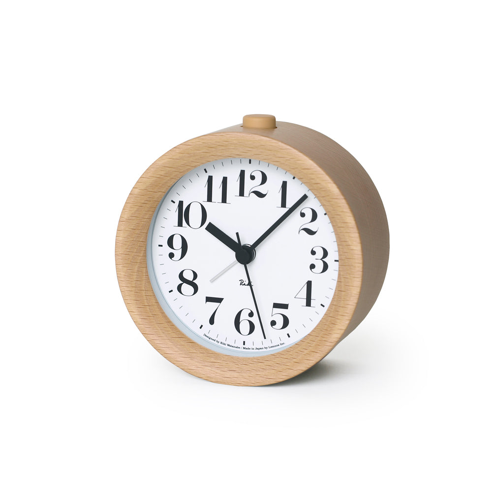 Lemnos Riki Alarm Clock Natural SFMOMA Museum Store