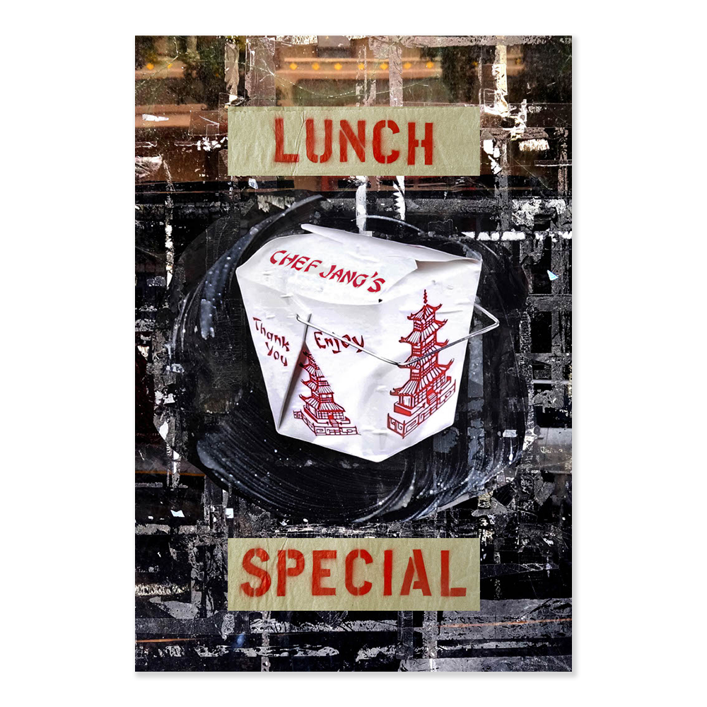 Cover of Michael Jang's 'Lunch Special' zine.