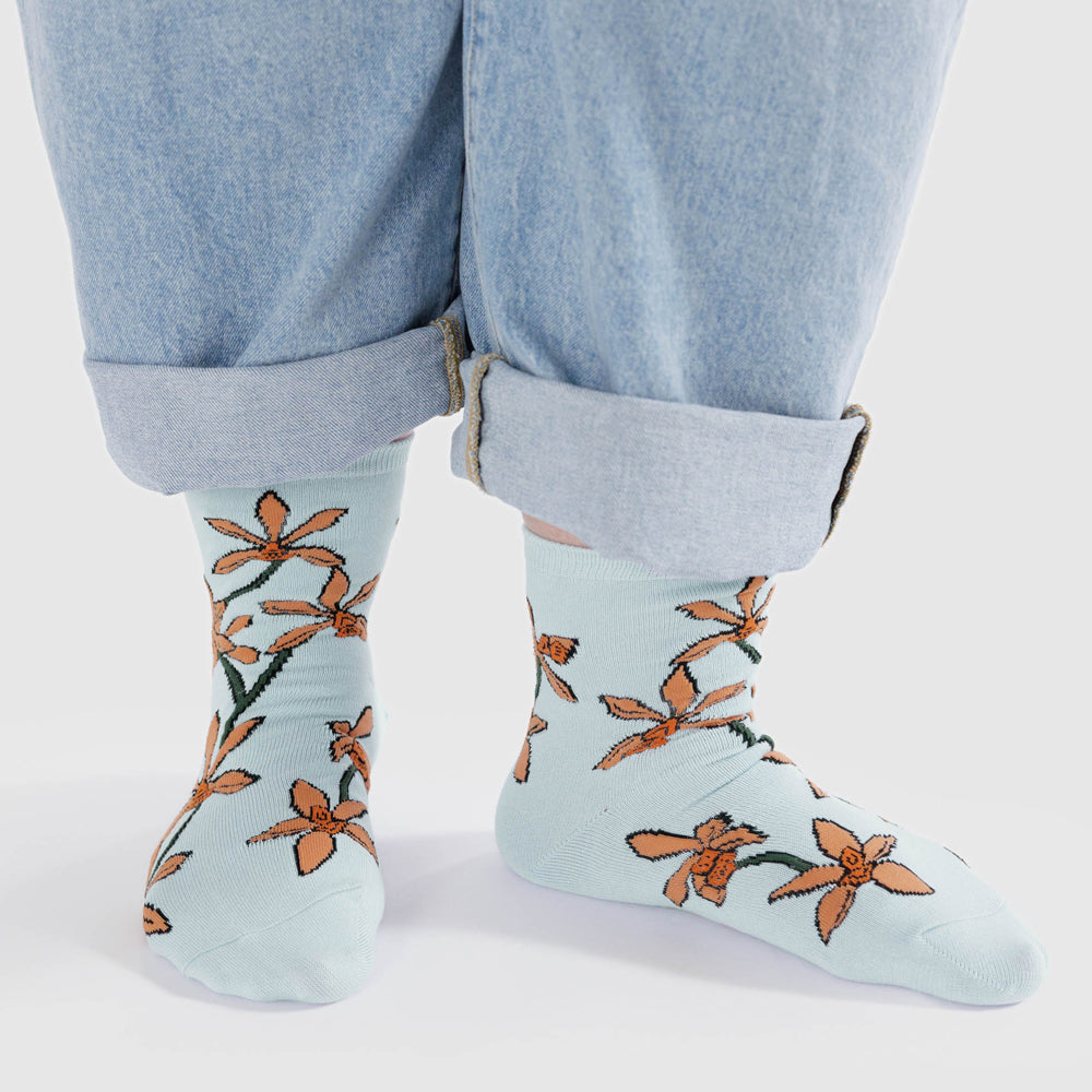 Orchid Socks