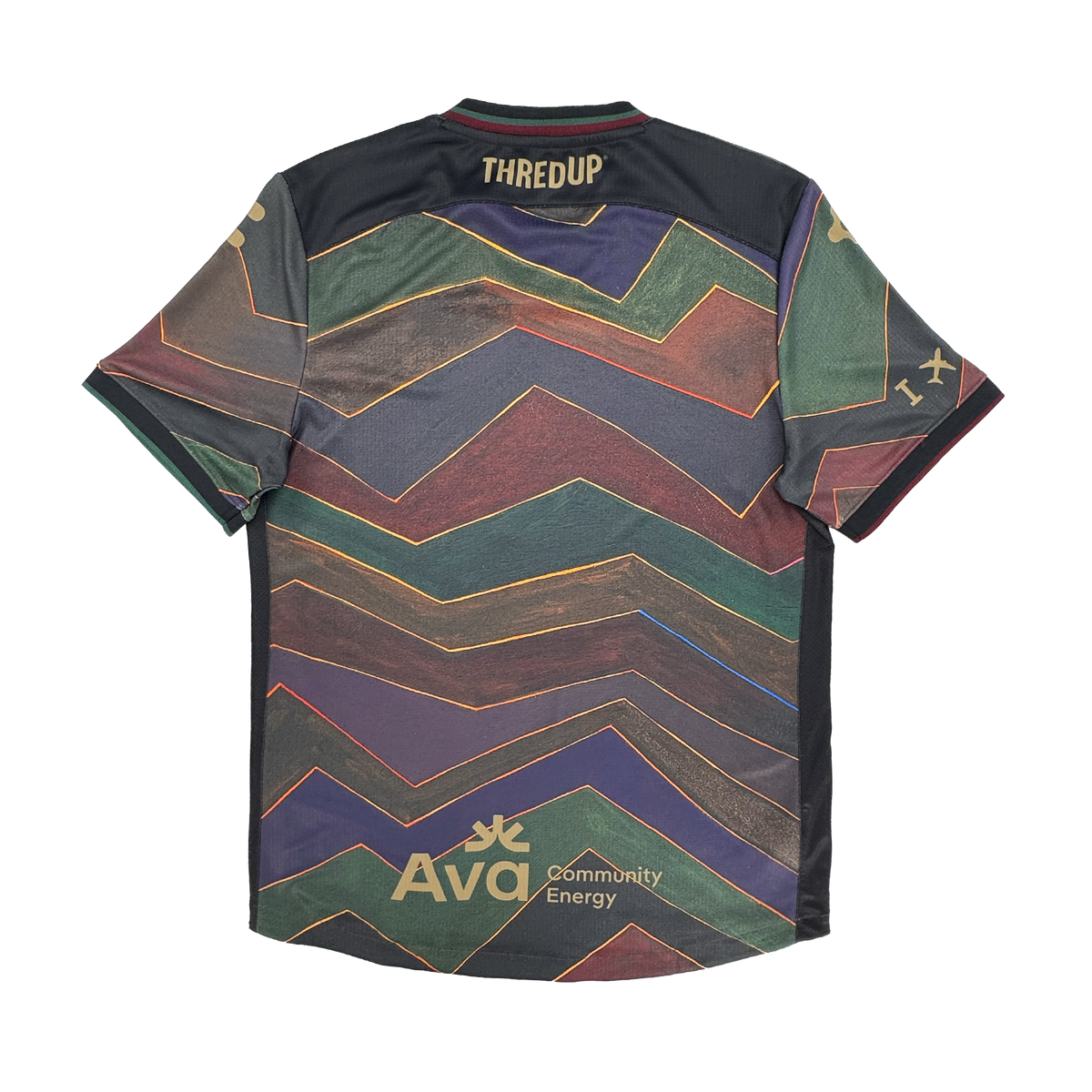 Oakland Roots SC x SFMOMA Limited-Edition 2025 Jersey back view