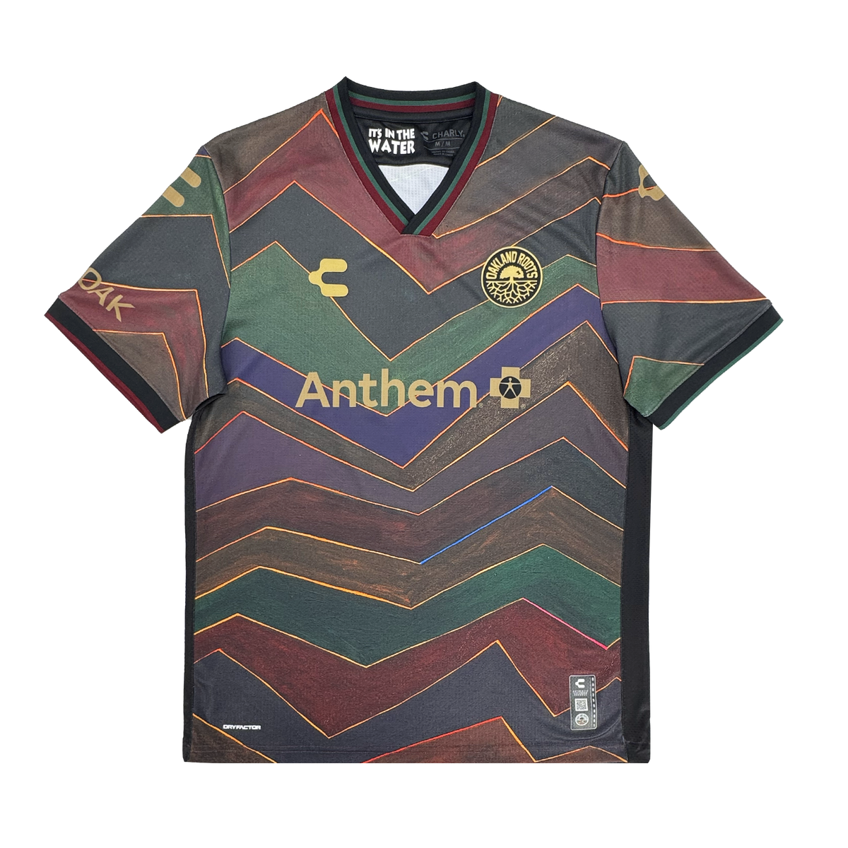 Oakland Roots SC x SFMOMA Limited-Edition 2025 Jersey front view