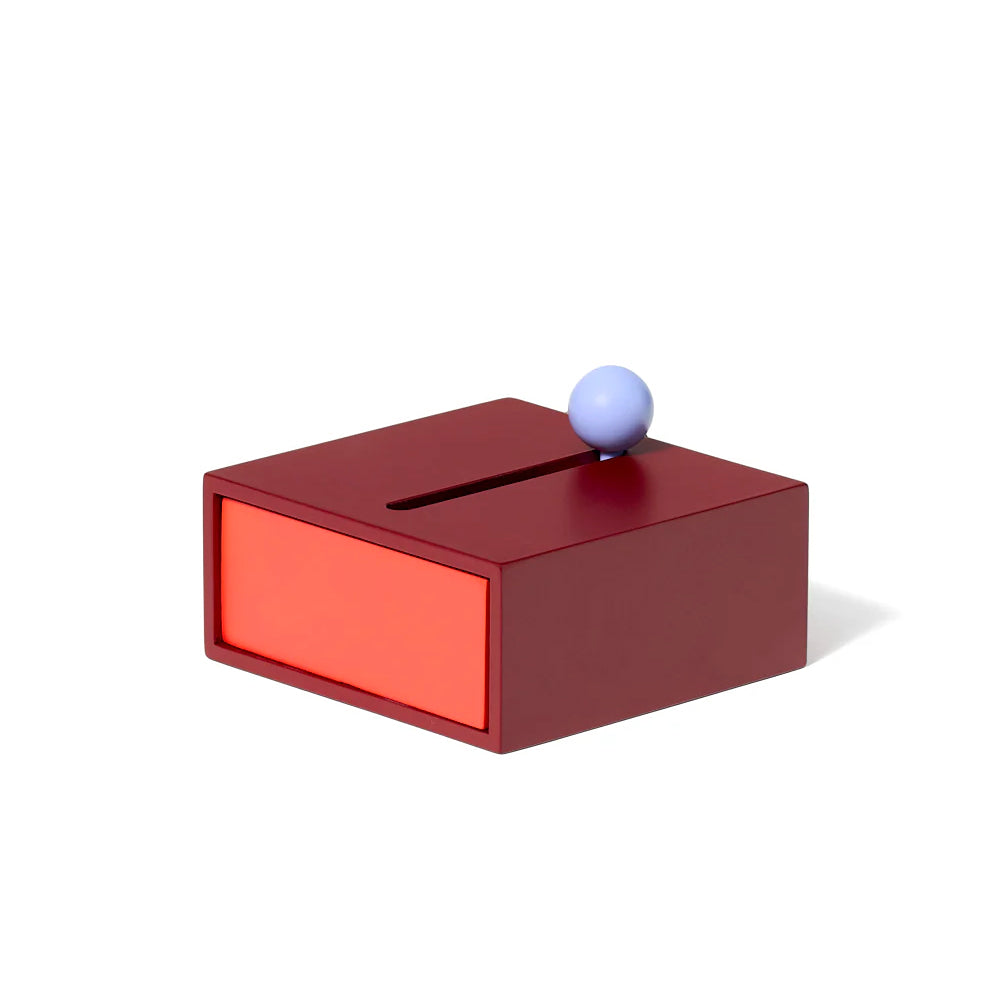 Small Cache Box: Red + Orange