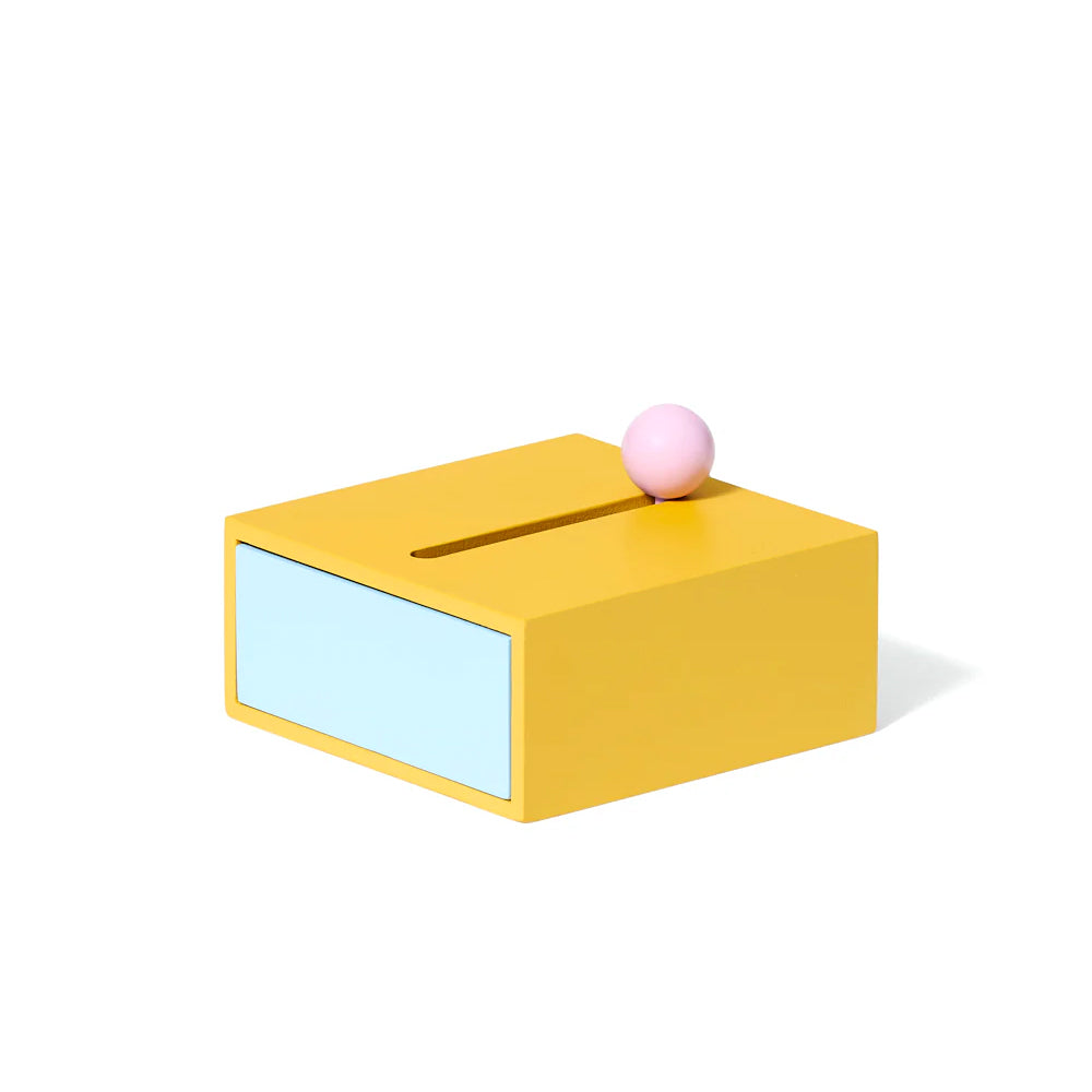 Small Cache Box: Yellow + Blue