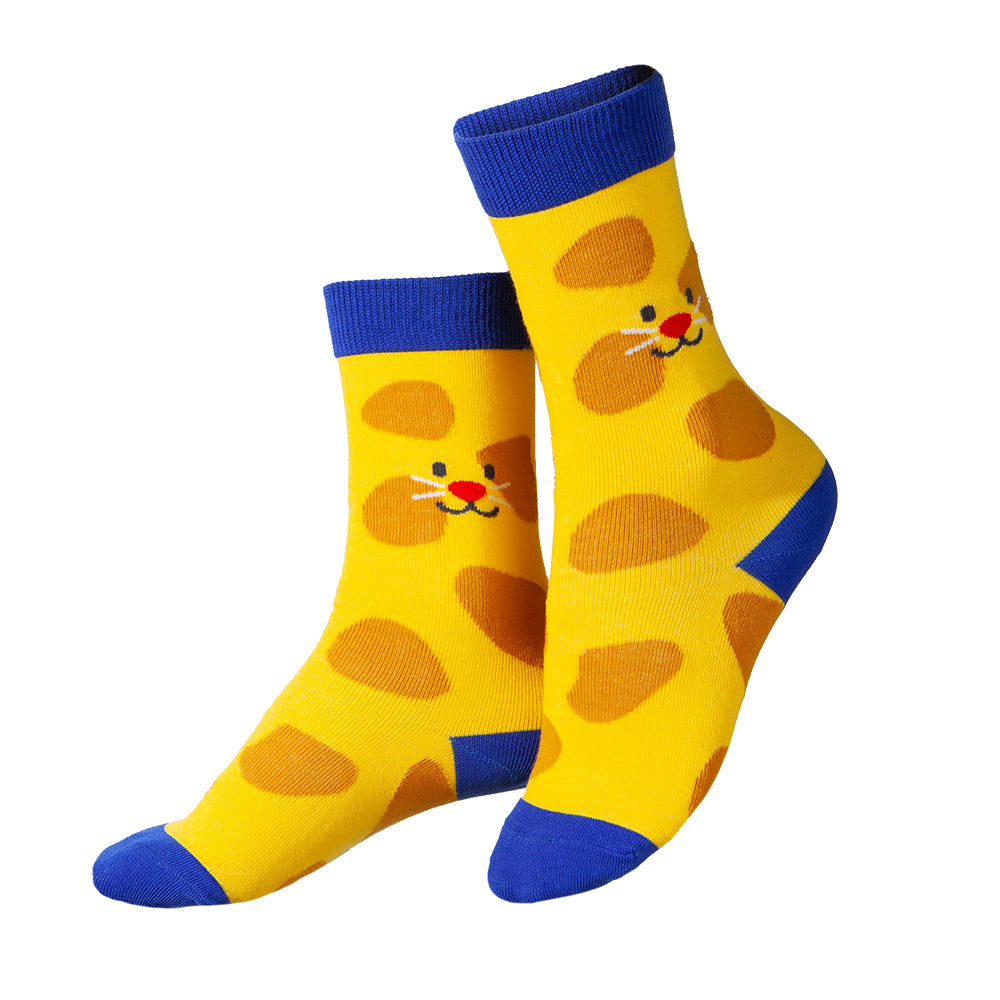 Smiley Cat Kids Socks