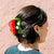 Strawberries and Flowers Hair Claw