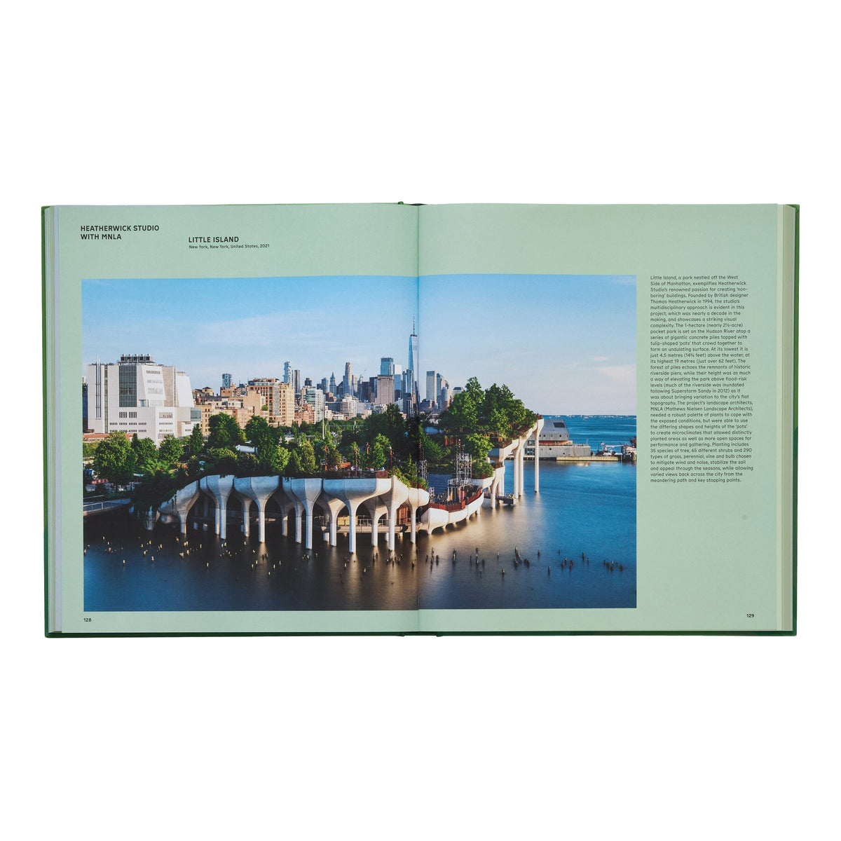 The Contemporary Garden spread featuring the little island garden