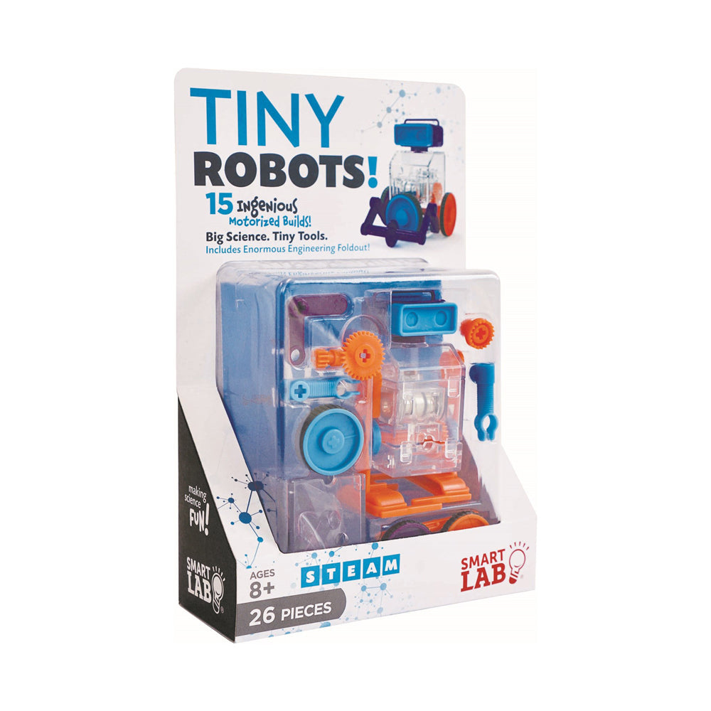 Tiny Robots! packaging.