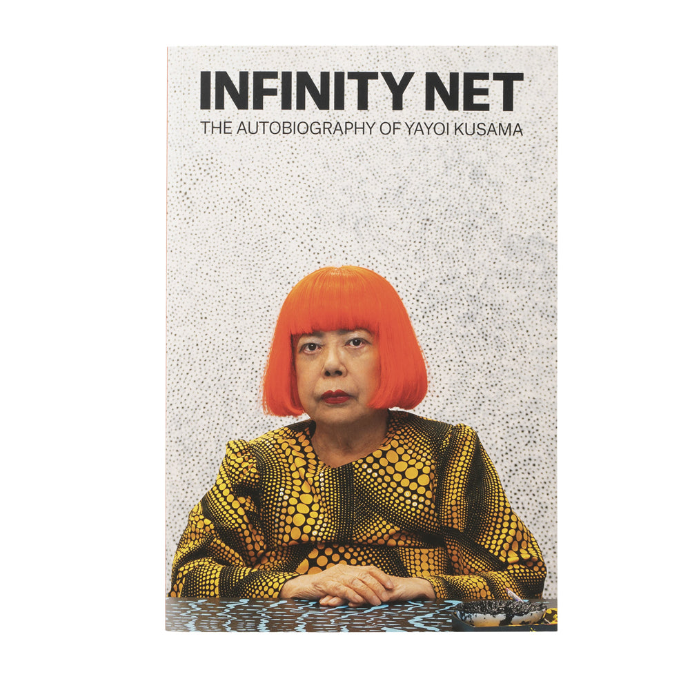 &#39;Infinity Net: The Autobiography of Yayoi Kusama&#39; book cover.