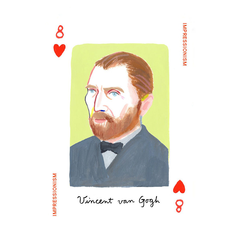 Vincent van Gogh card from &#39;Art Genius Playing Cards&#39;.