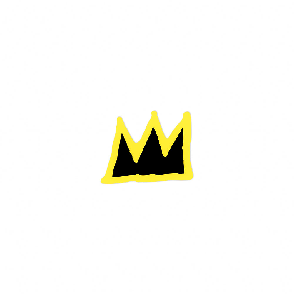 Basquiat Crown Sticker by Apply Stickers.