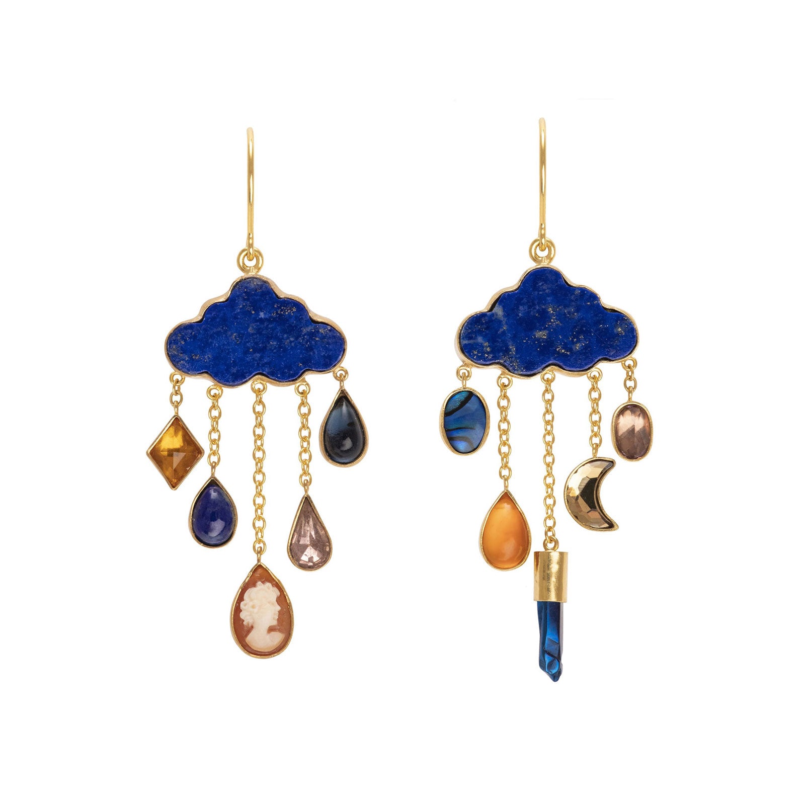 Crystal Hoop Earrings: Begoniac - SFMOMA Museum Store