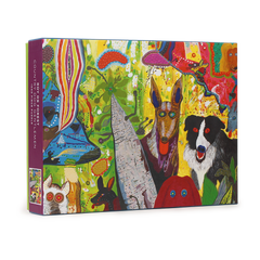 TOM EVERHART Dog Breath ジグソーパズル2014ピース De-Forest-Dog-Puzzle.png?v=