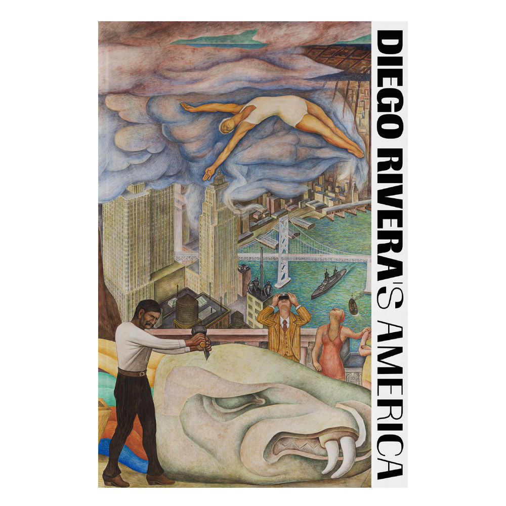 Book cover of Diego Rivera's America.