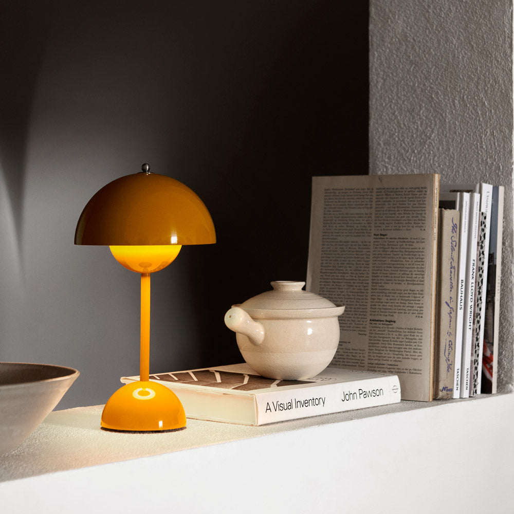 Flowerpot Table Lamp VP9: Mustard - SFMOMA Museum Store