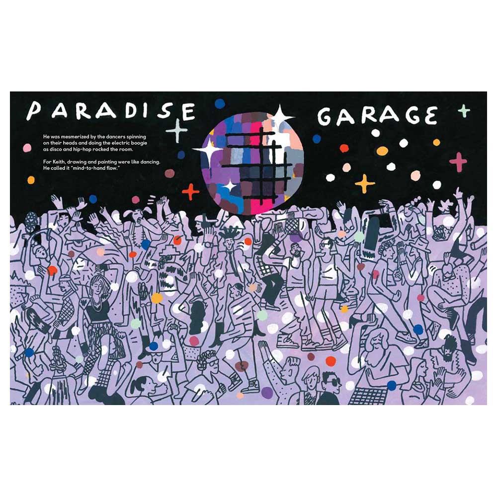 Cover of Keith Haring: Drawing on Walls by Matthew Burgess.