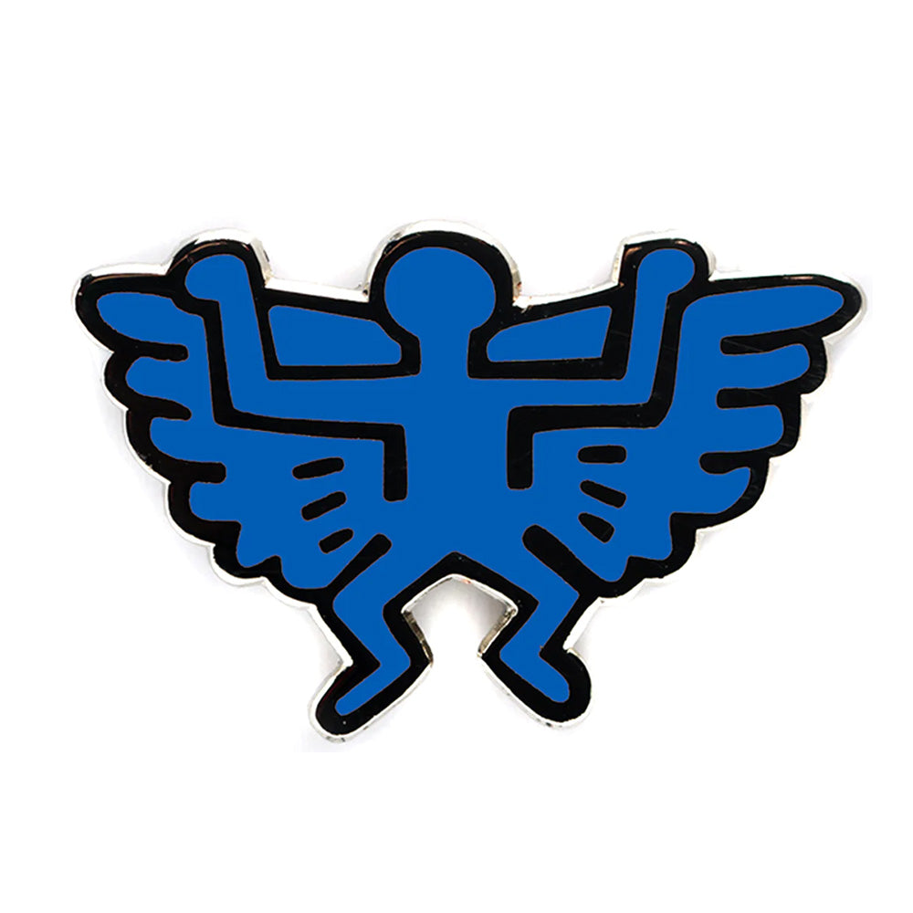 Keith Haring &#39;Angel Blue&#39; pin by Pintrill.