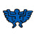 Keith Haring 'Angel Blue' pin by Pintrill.