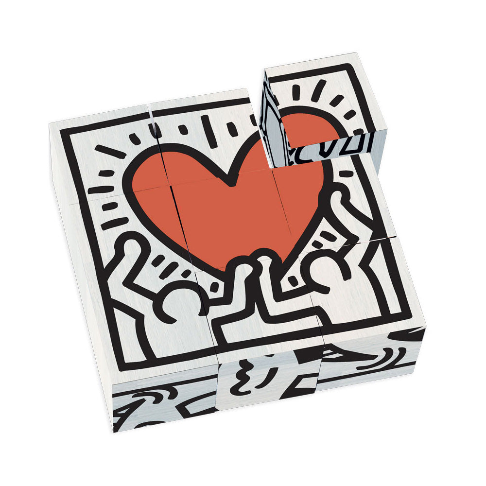 Keith Haring Wooden Cubes Puzzle - SFMOMA Museum Store