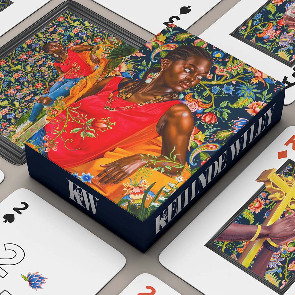 Hyacinth Deck of Cards by Kehinde Wiley box.