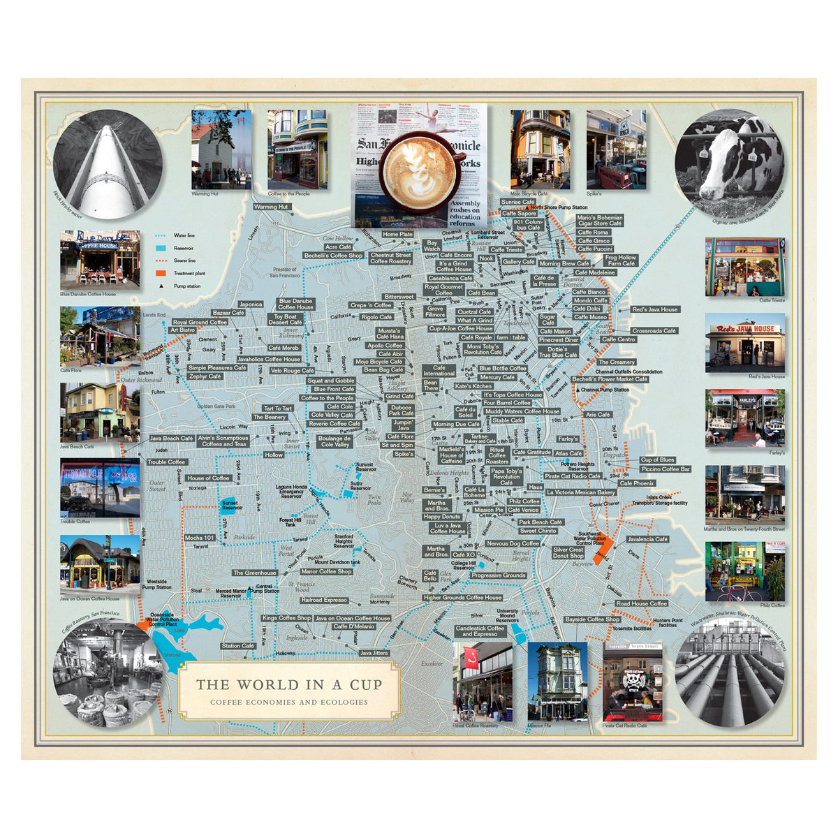 Infinite City: A San Francisco Atlas&#39; city map page.