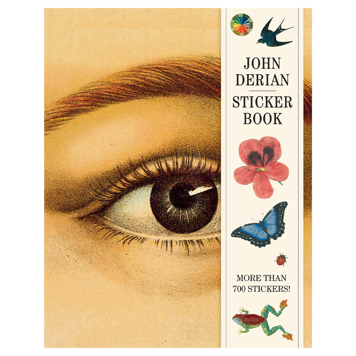 John Derian Sticker Book&#39;s front cover.