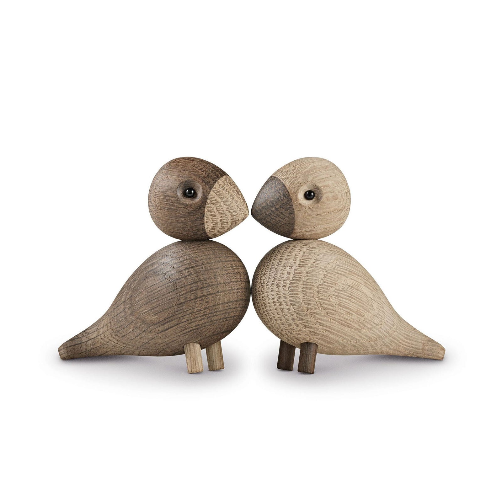 小物 carre70 love birds beige Kay Bojesen Lovebirds: Set of 2 - SFMOMA Museum Store