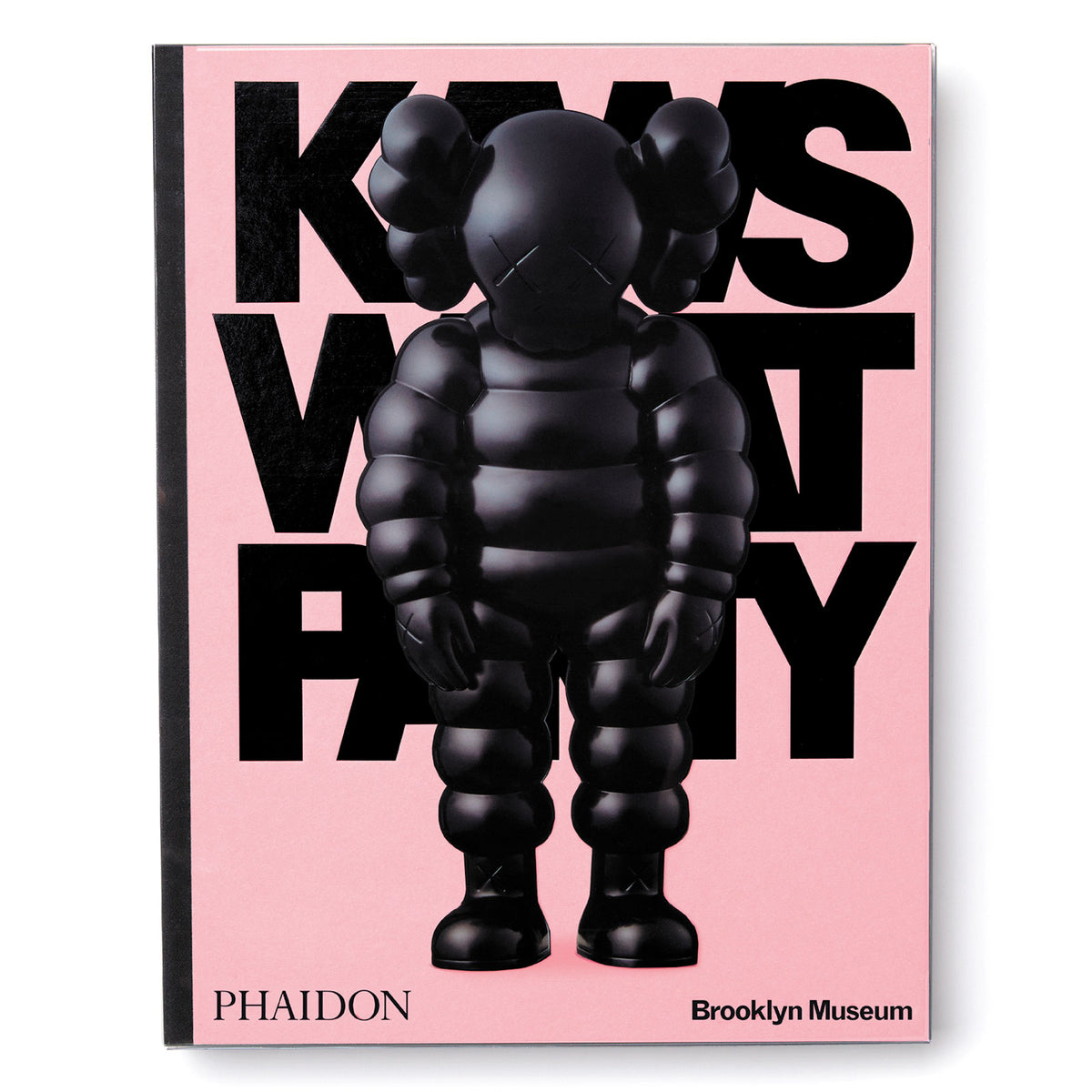 The front cover of Kaws: What a Party (Black On Pink) 