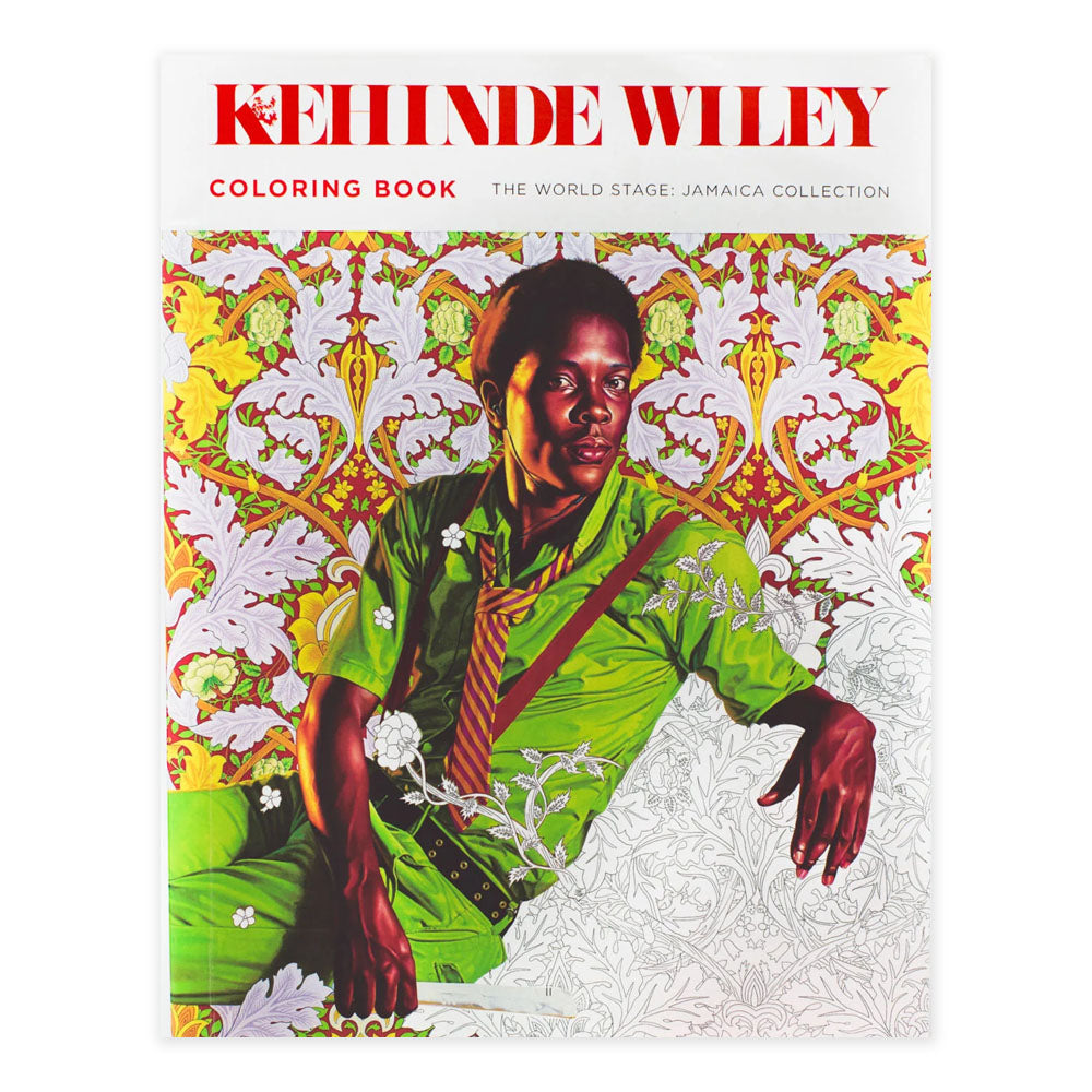 Cover of Kehinde Wiley Coloring Book.