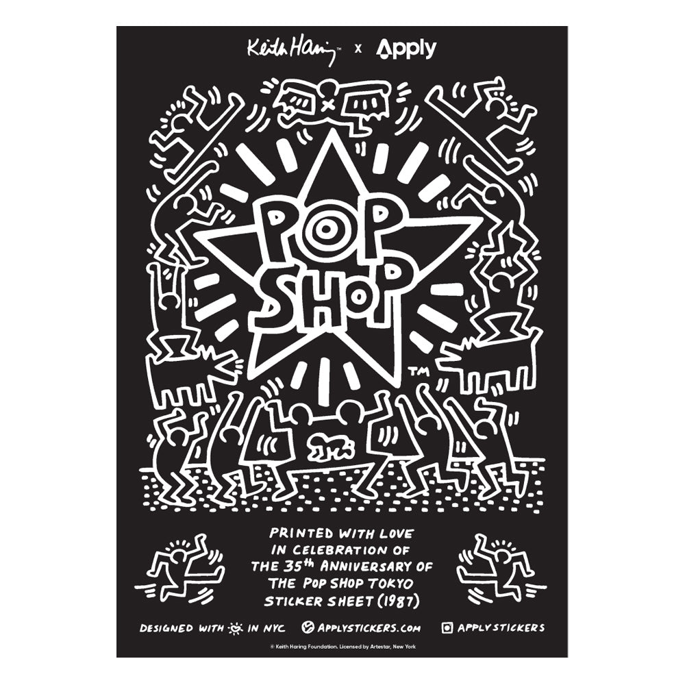 Keith Haring Pop Art Stickers