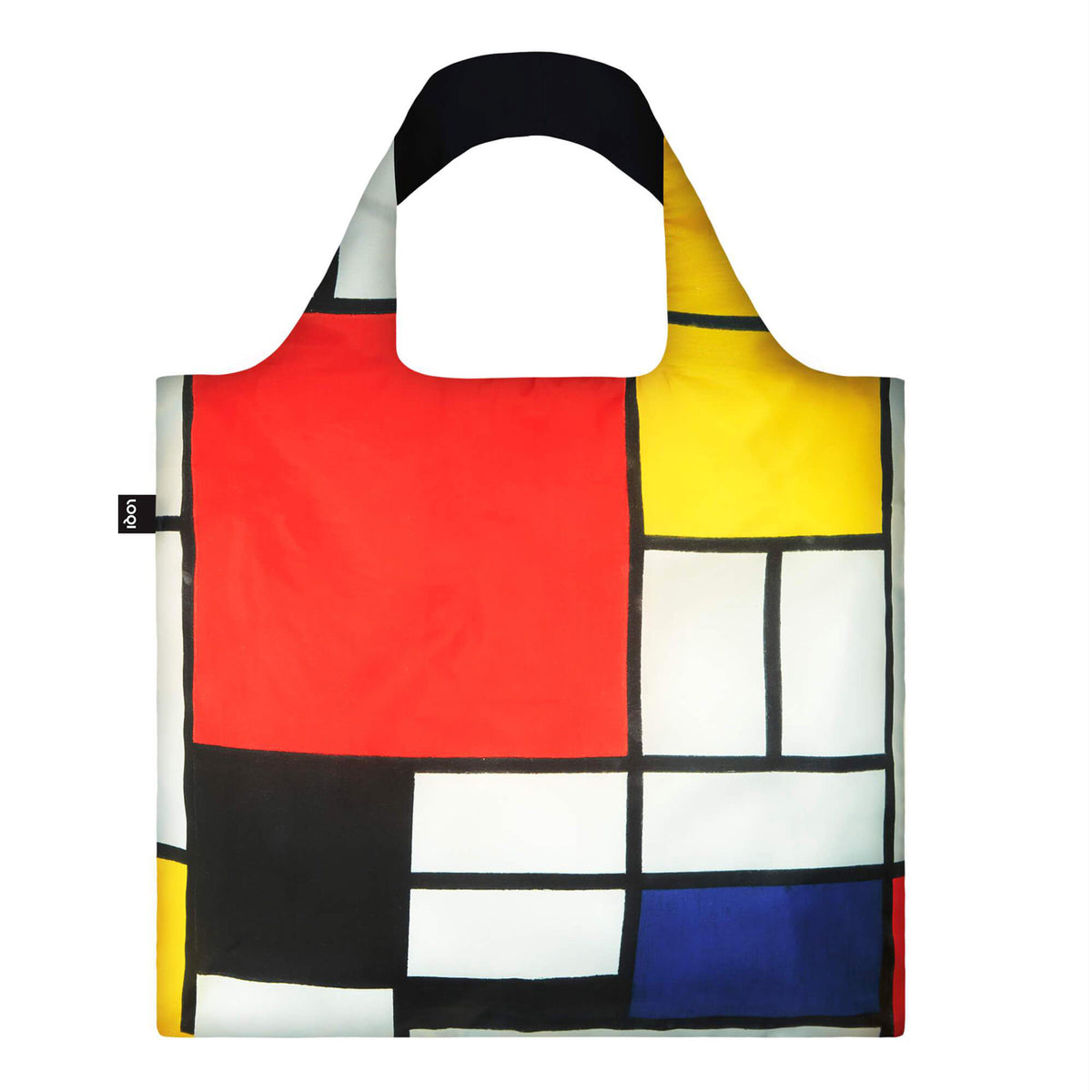 A front view  of the Mondrian Tote.