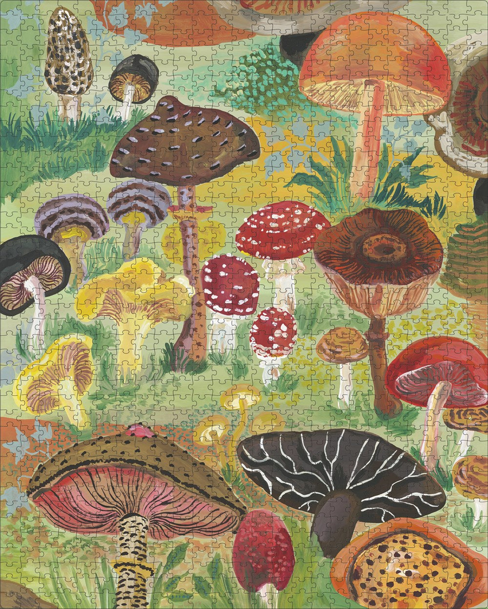 Nathalie Lété Mushrooms 1000pc Jigsaw Puzzle