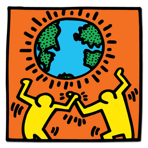 Santamaria 様用 日本未入荷keith haring Keith Haring Earth Sticker - SFMOMA Museum Store