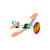 Photo of assembled Propeller Plane by Studio Roof, multicolored.