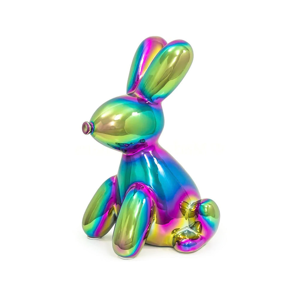 Rainbow Bunny Balloon Bank by Made by Humans.