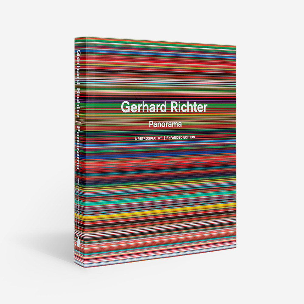 Gerhard Richter: Panorama, book on white background.