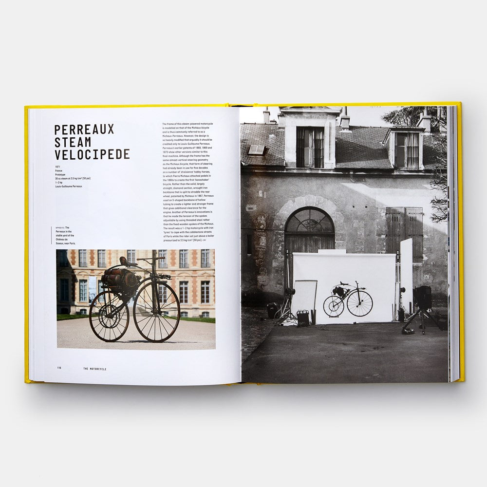 Interior spread from &#39;The Motorcycle: Design, Art, Desire&#39;.