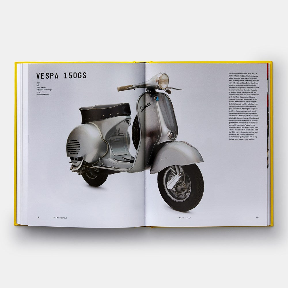 Interior spread from &#39;The Motorcycle: Design, Art, Desire&#39;.
