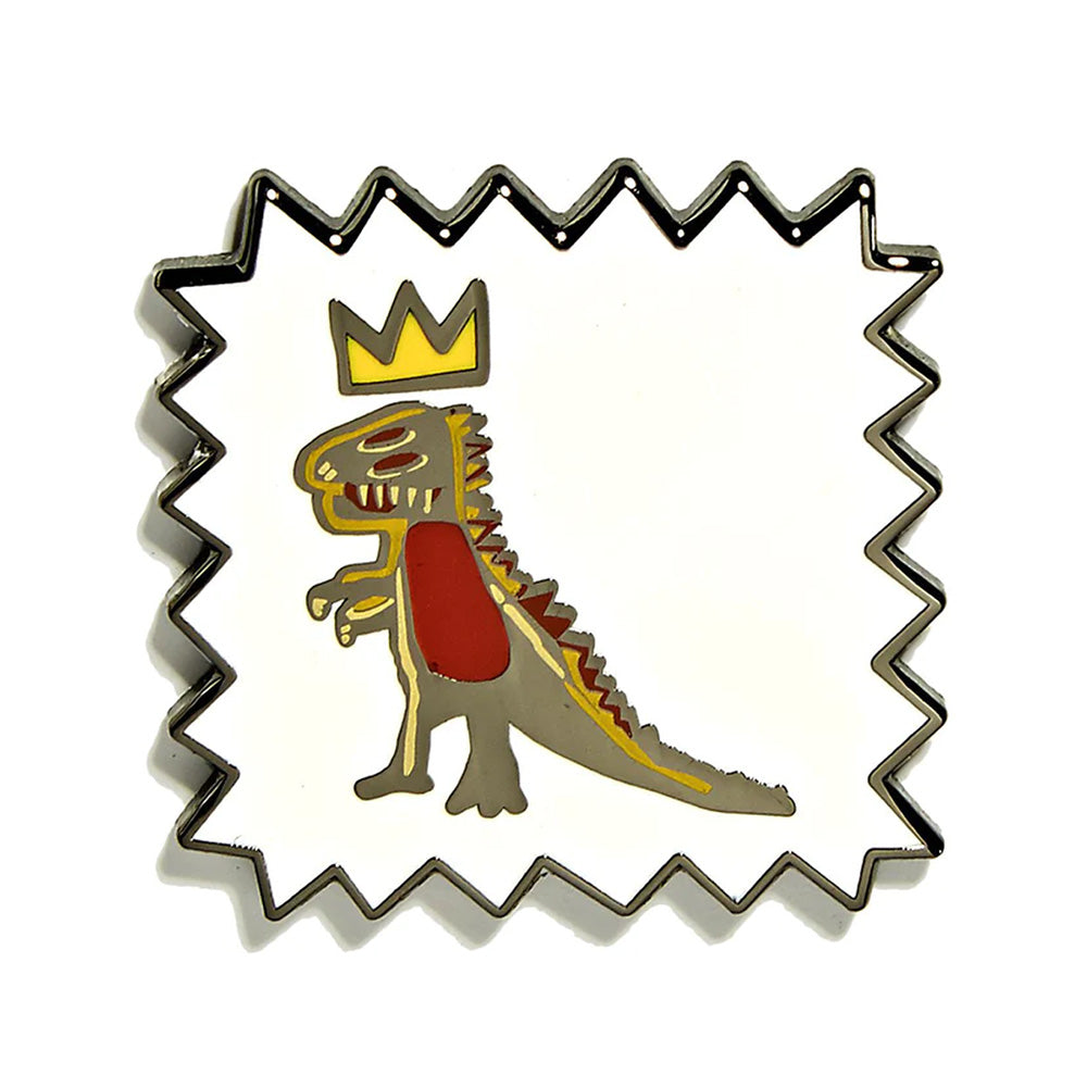 Jean-Michel Basquiat &#39;Crowned T-Rex&#39; pin by Pintrill.