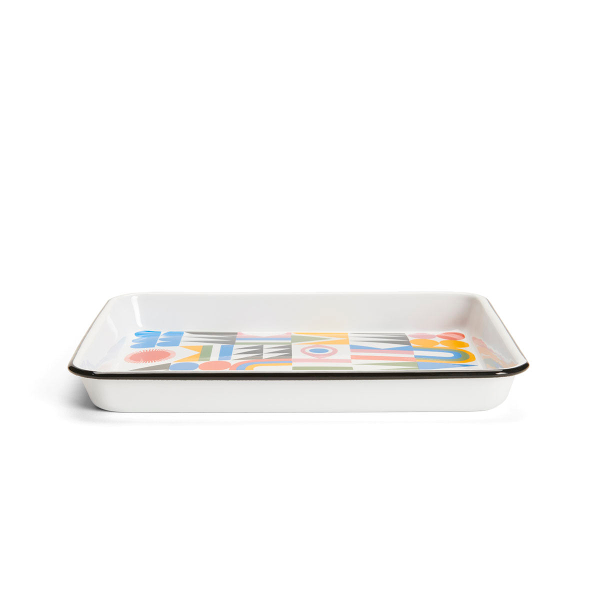 The Bright Side Small Serving Tray Lisa Congdon laid flat.