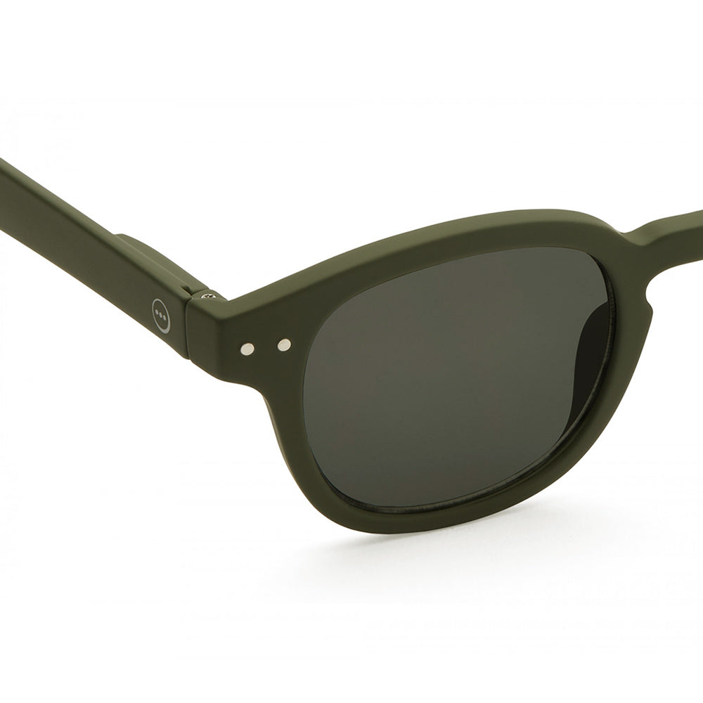 tale Troende Retouch C Khaki Green Sunglasses - SFMOMA Museum Store