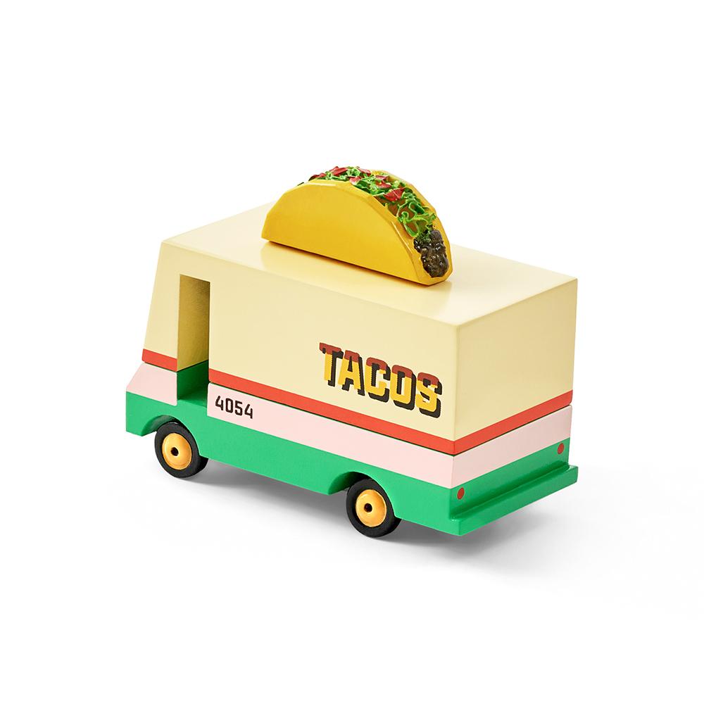 Taco Candyvan front view.