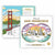 Views of San Francisco Calming Coloring Book's front and back covers.