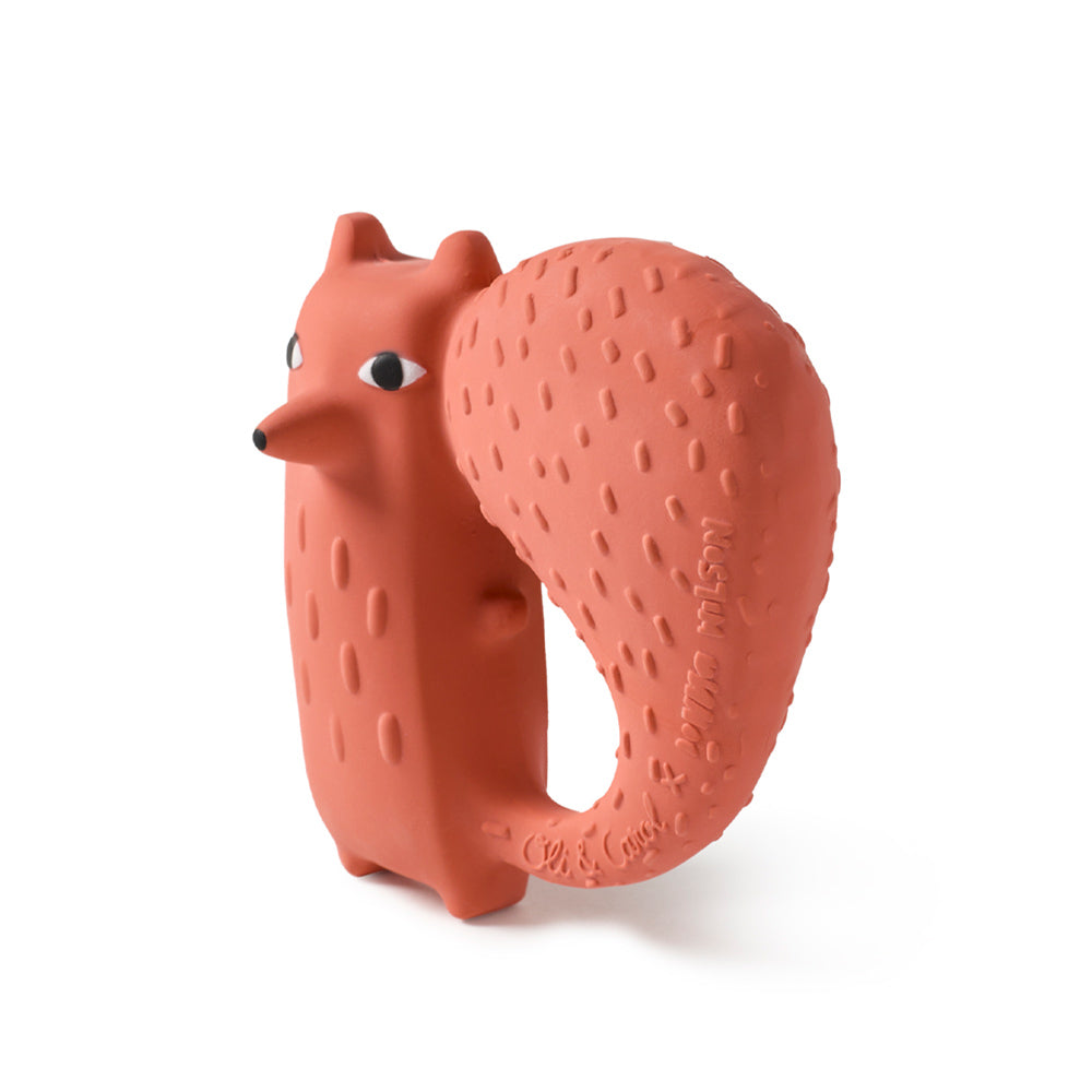 Front view cyril squirrel fox toy.